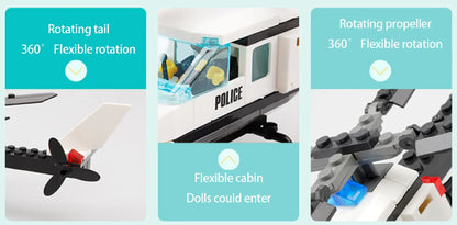 Patrol Helicopter Police Car