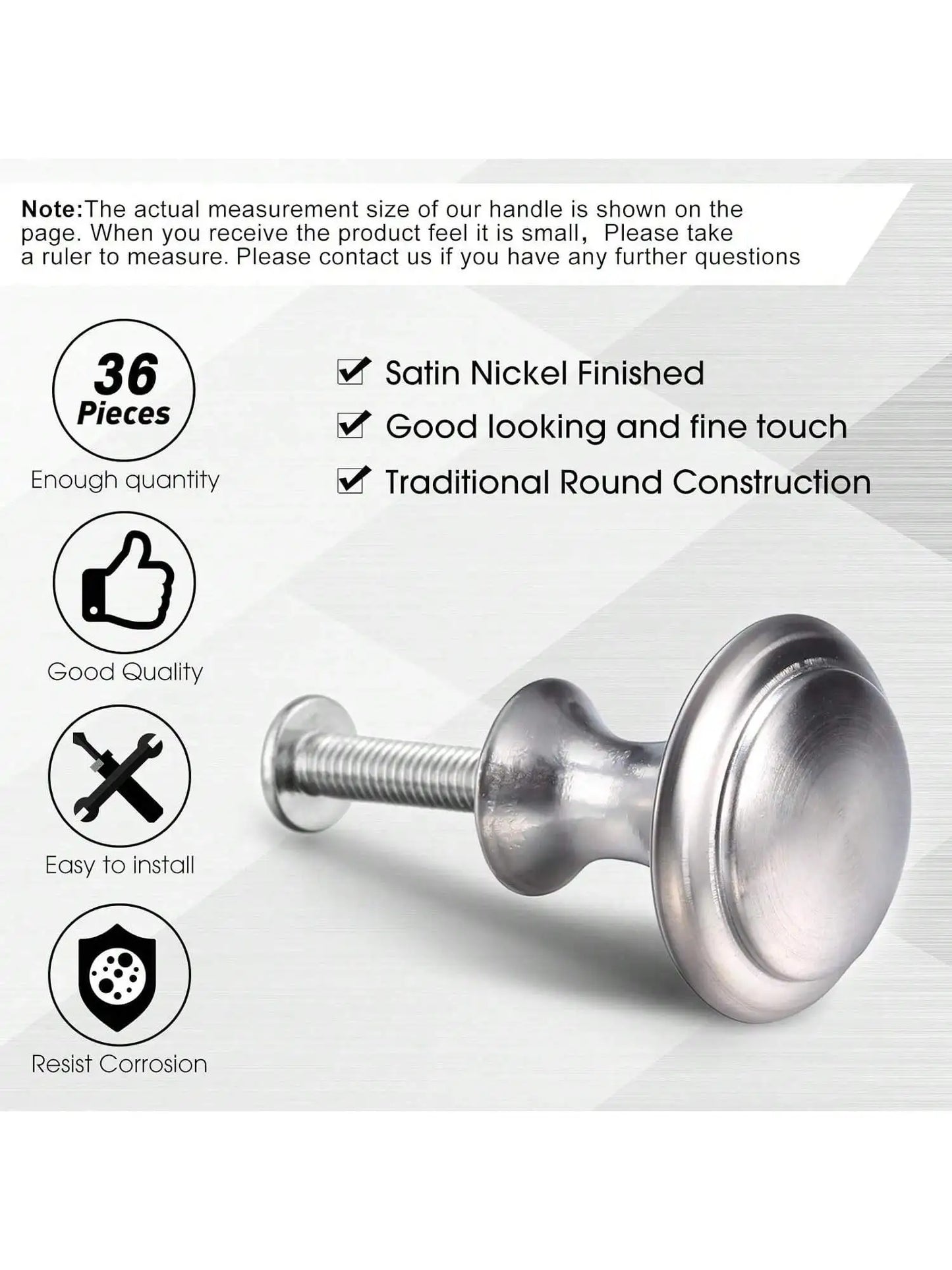 20pcs Round Ringed Kitche knob