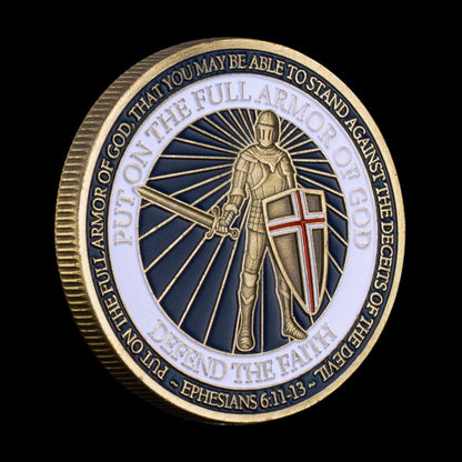 Put on The Full Armor of God Challenge Coin