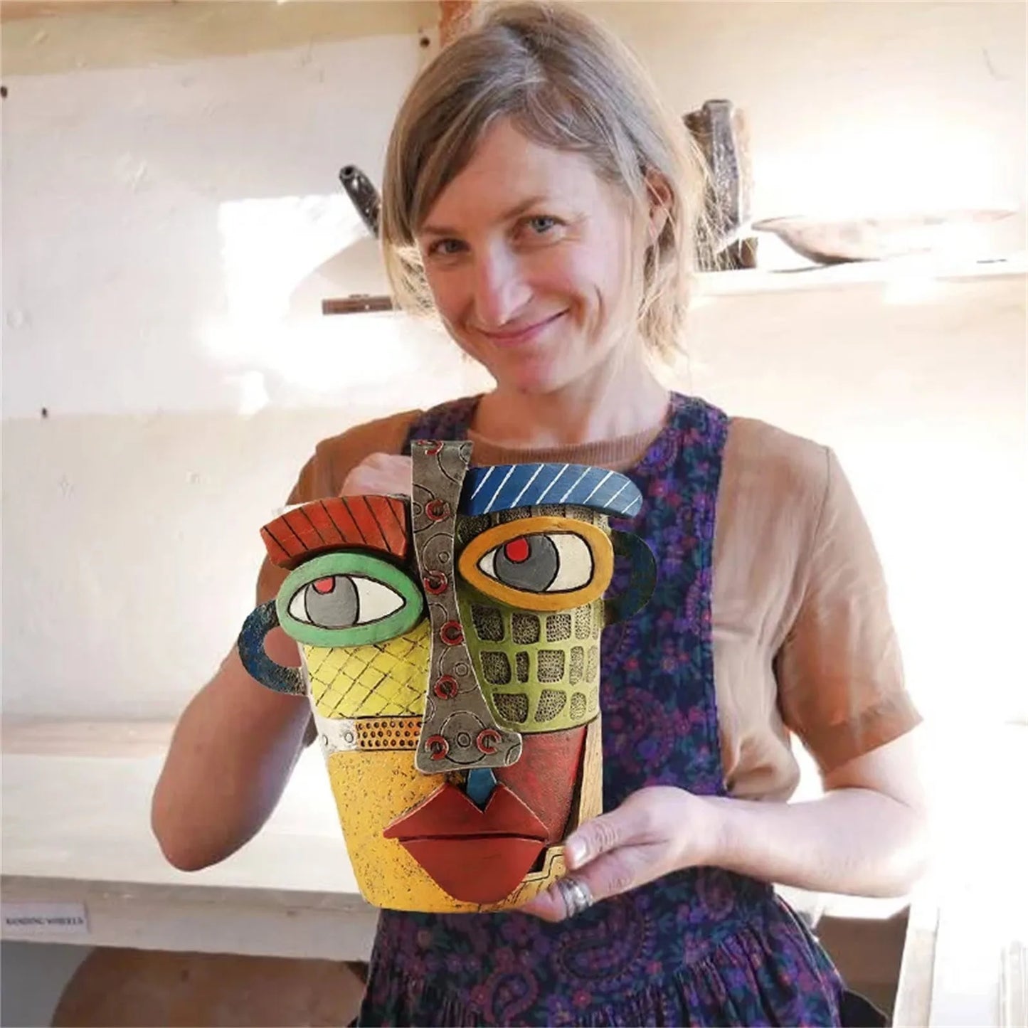 Funny Flower Pot Ornament