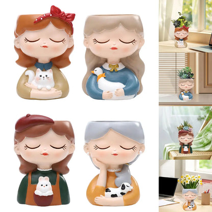 Planter Pot Farmhouse Plant