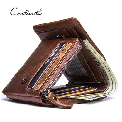 Cowhide Leather Wallet For Mens