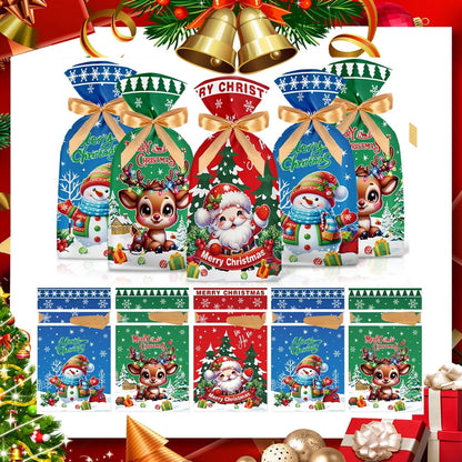Christmas Drawstring Gift Bags
