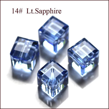 cube beads crystal