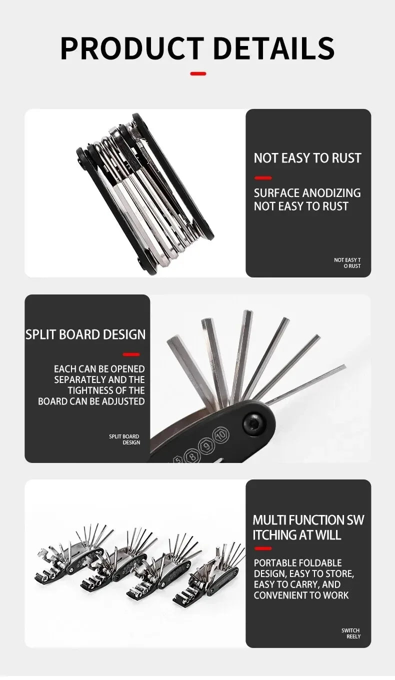 Road Bicycle Allen Wrench Pocket