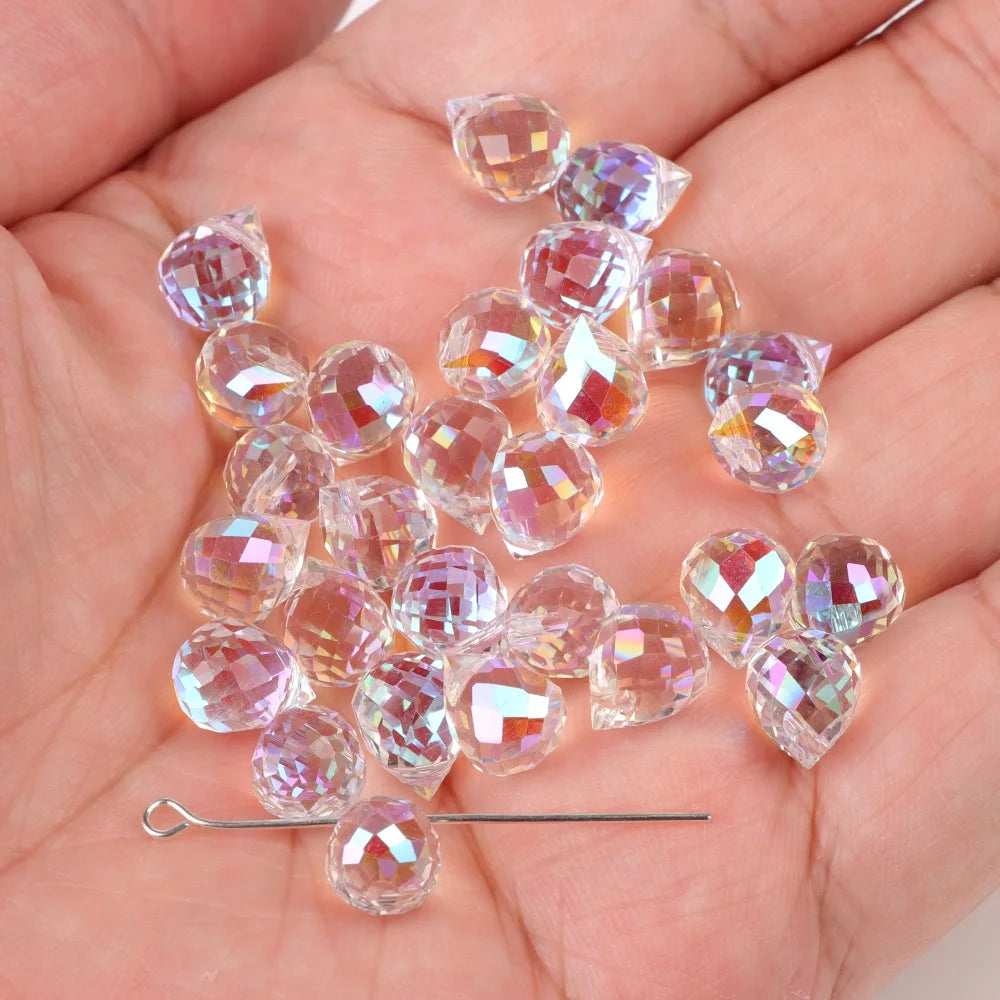 Water Drop  Crystal Glass Beads Czech