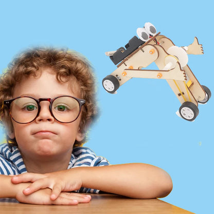 Kids DIY Robot Assembling Model Educational Material Kits Science