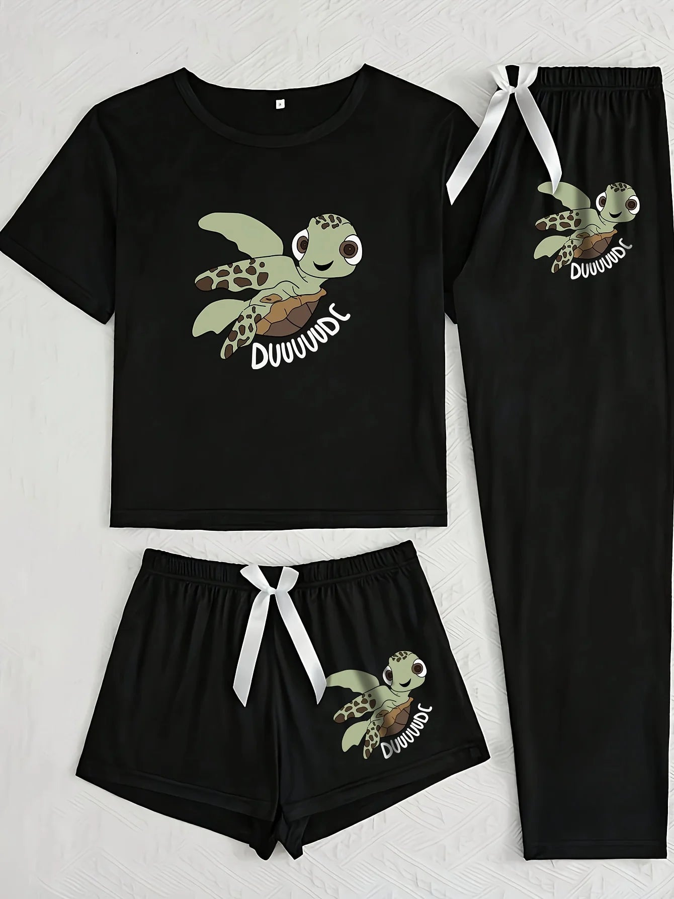 Women's Three-Piece Pajamas