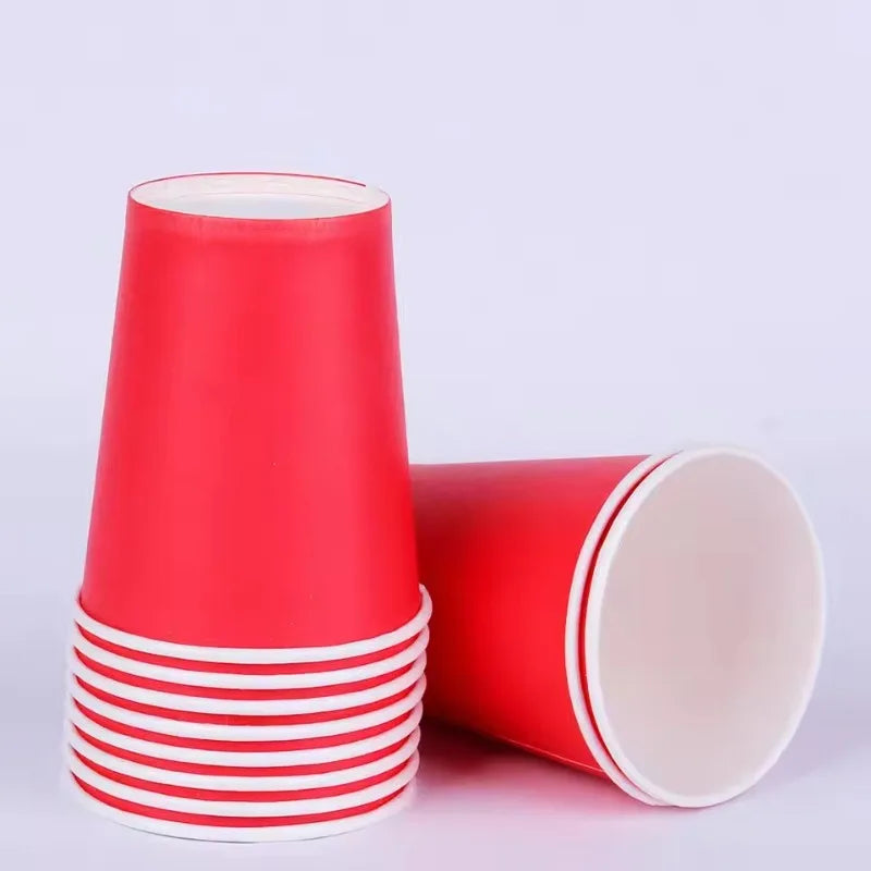 10/20/40PCS Multi-color Disposable Paper Cups