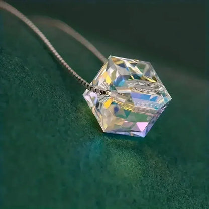 Glass Crystal Charms Cubic