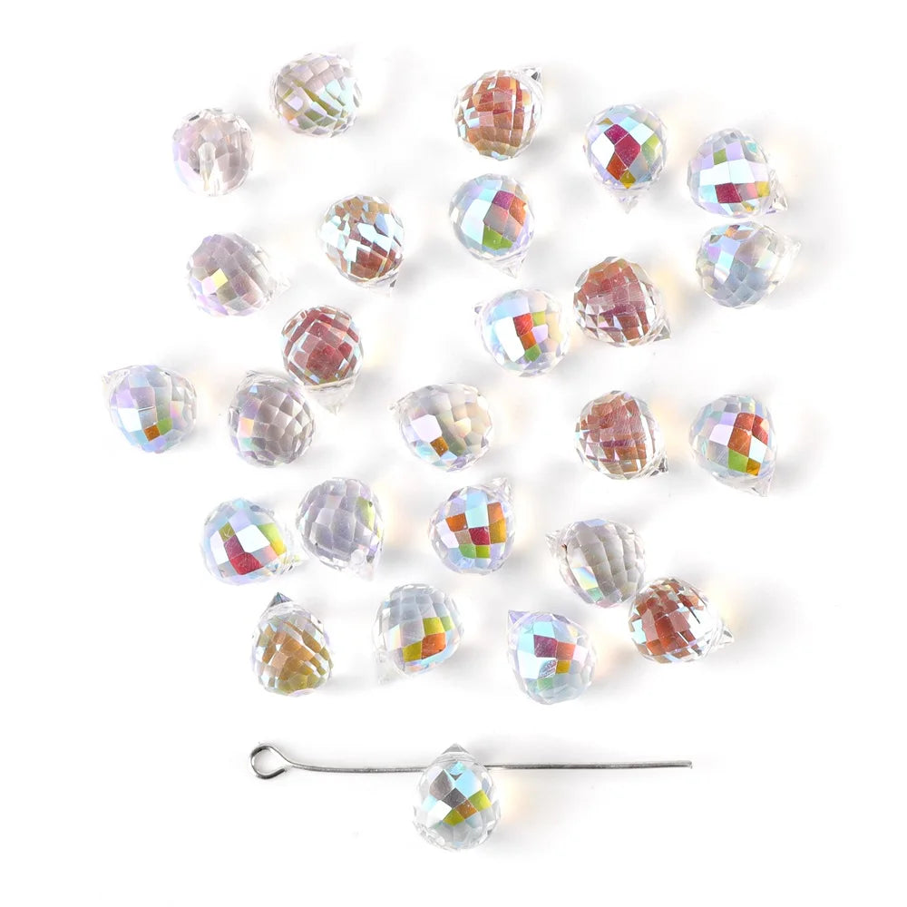 Water Drop  Crystal Glass Beads Czech