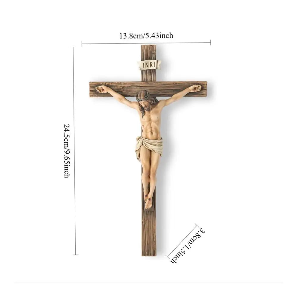 Christian Religious Cross Crucifix Resin