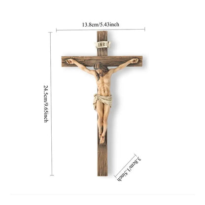 Christian Religious Cross Crucifix Resin