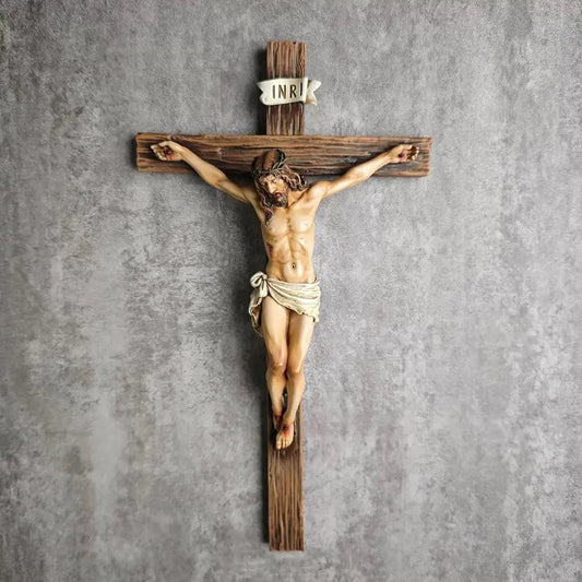 Christian Religious Cross Crucifix Resin