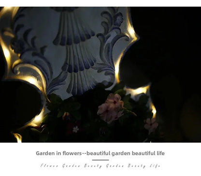 European Style Violin Planter Artistic Flower Pot