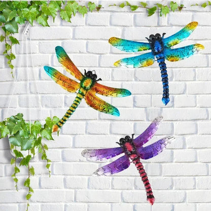 Metal Dragonfly Wall Decoration