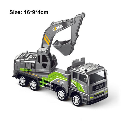 Alloy Tractor Kids Excavator Bulldozer Miniature crane