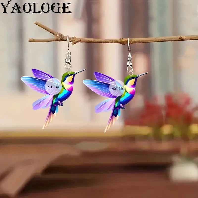 Hummingbird earrings