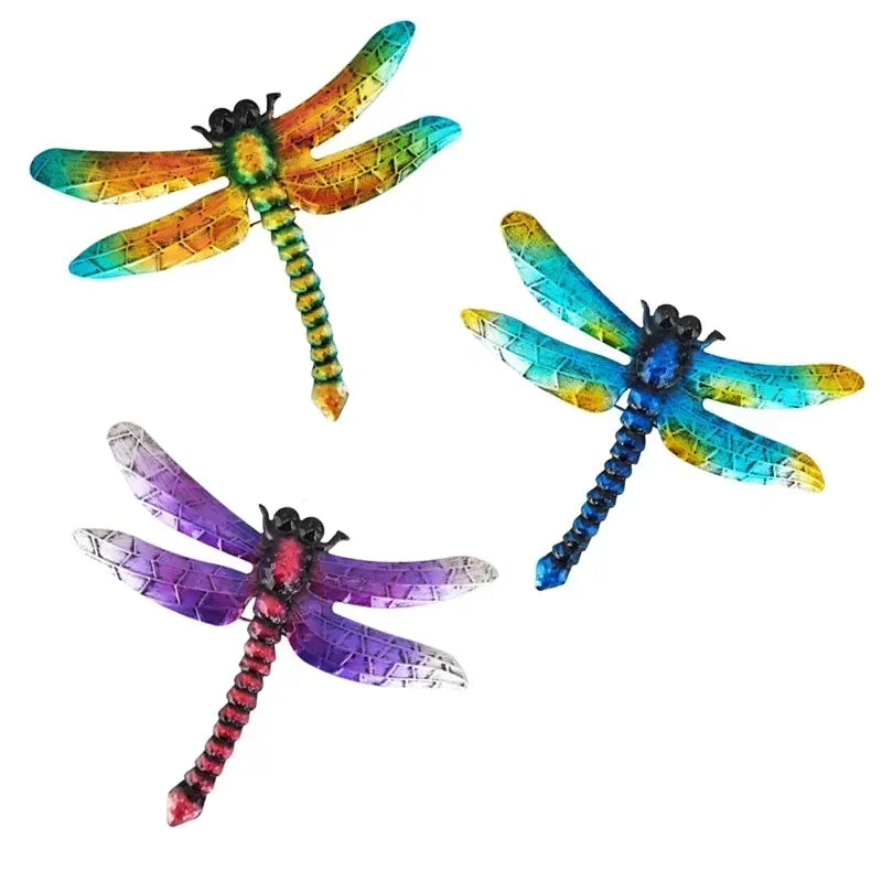 Metal Dragonfly Wall Decoration