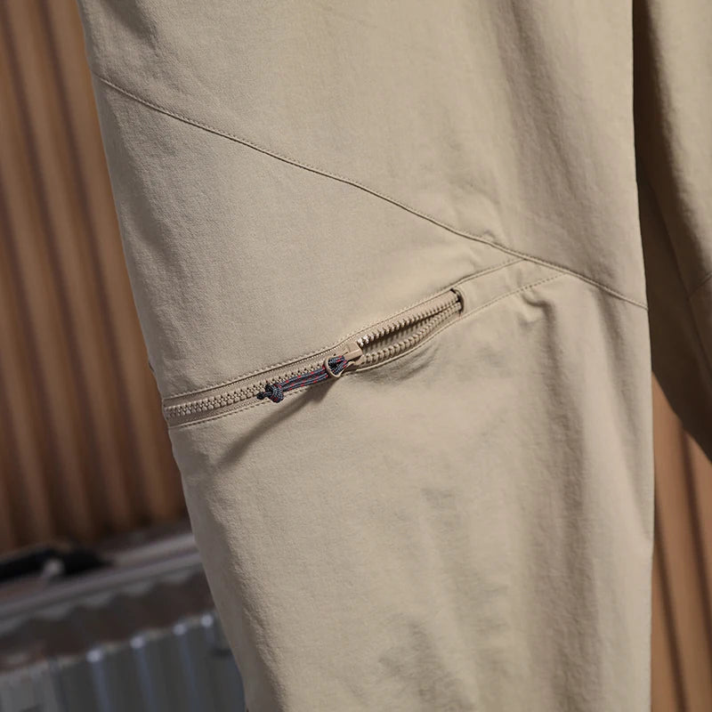 Lightweight Breathable Men's Summer Casual Pants Qui Dry Elastic Soft