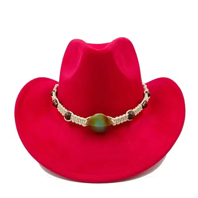 Suede cowboy hat