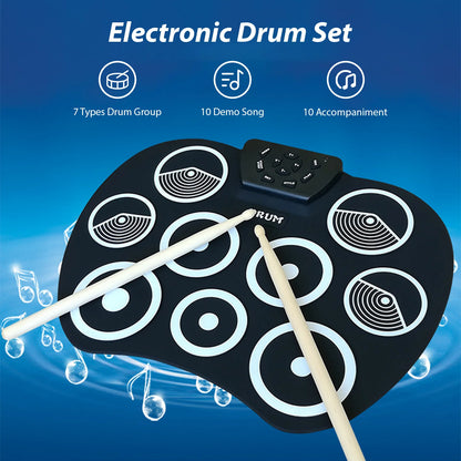 Electronic Drum Set Hand Roll