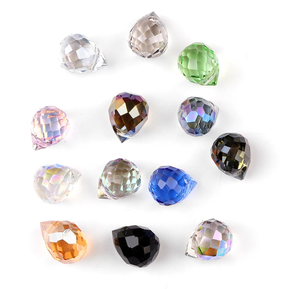 Water Drop  Crystal Glass Beads Czech