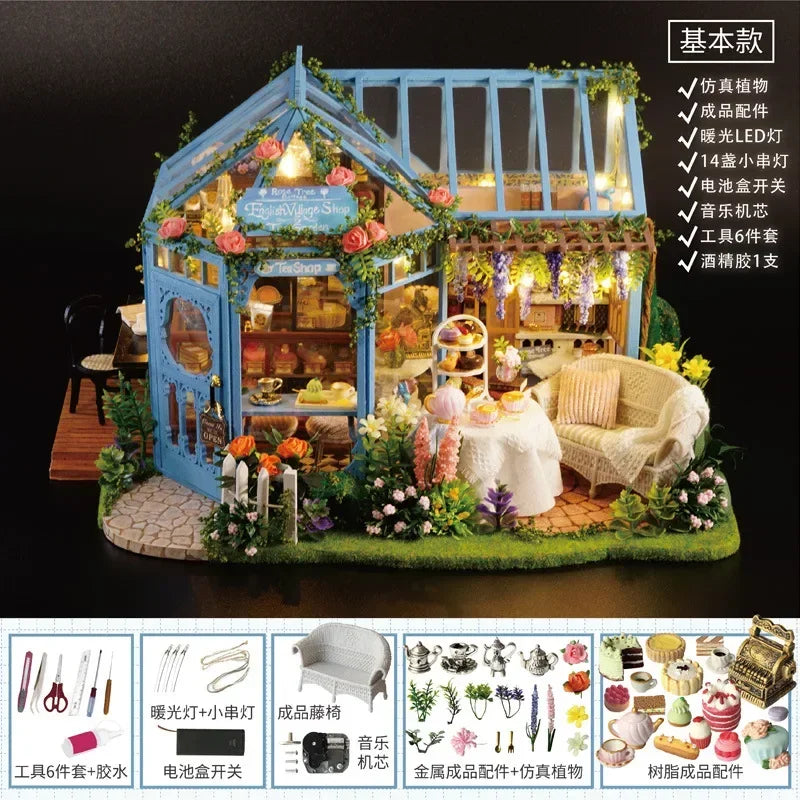 Miniature House Ornaments