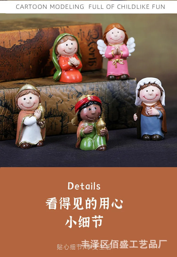 12Pcs Christmas Nativity Figurines