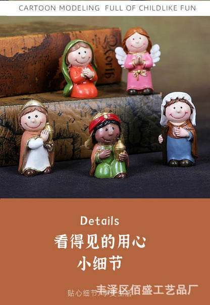 12Pcs Christmas Nativity Figurines