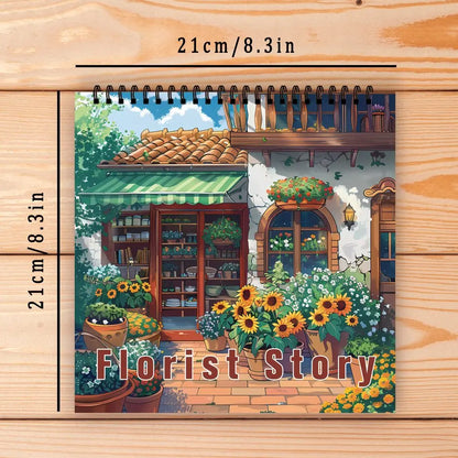 1pc, Teen Colouring Book - 30 Sheets