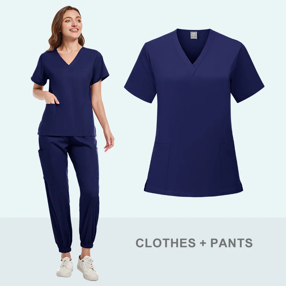 Medical Scrub Suits Uniform Women