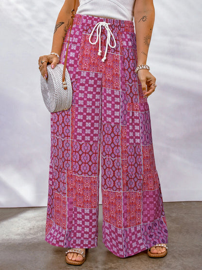 Women's Floral Print Pants -