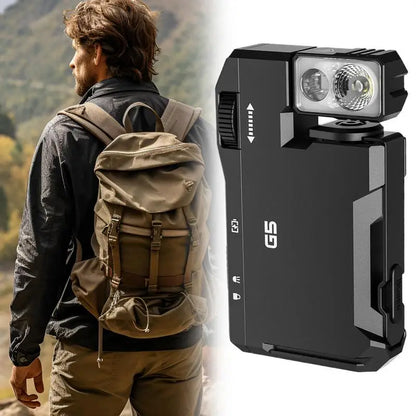 G5 LED C Flashlight 400Lumens Powerful Light Bulit-in Battery