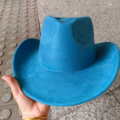 Suede cowboy hat