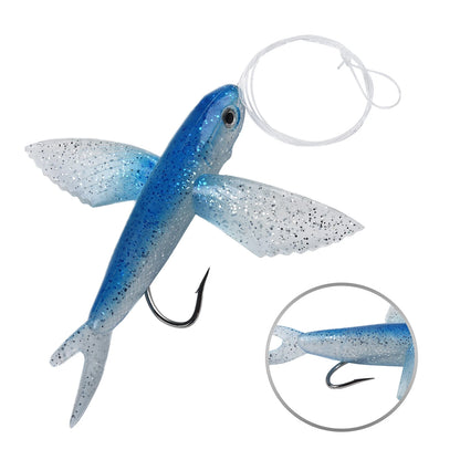 Soft Tuna Lure Flying Fish Artificial Bait