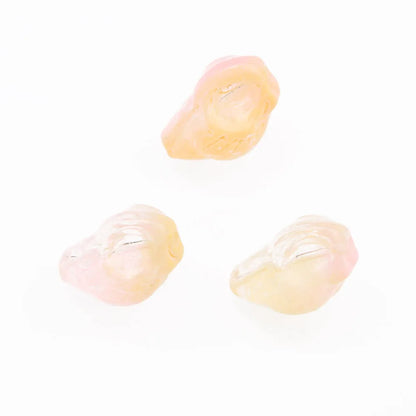 30pcs Glass Shell Beads for Jewelry Making