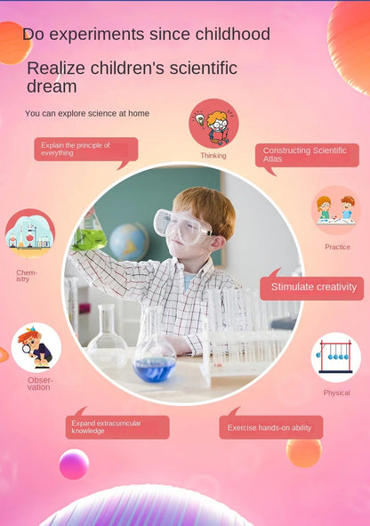 Kids Science Laboratory Montessori Toys Chemical