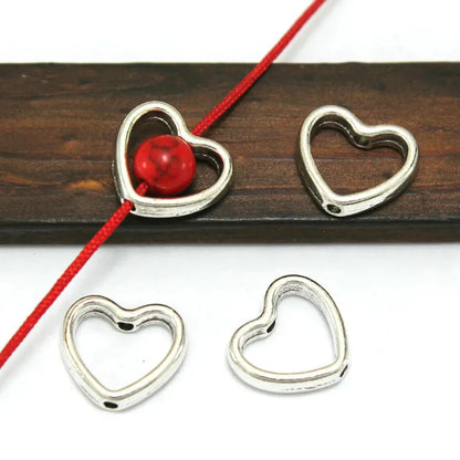 Fashion 20pcs/Lot Love Heart Hollow Loose