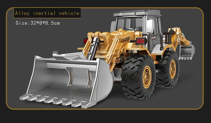 Alloy Tractor Kids Excavator Bulldozer Miniature crane