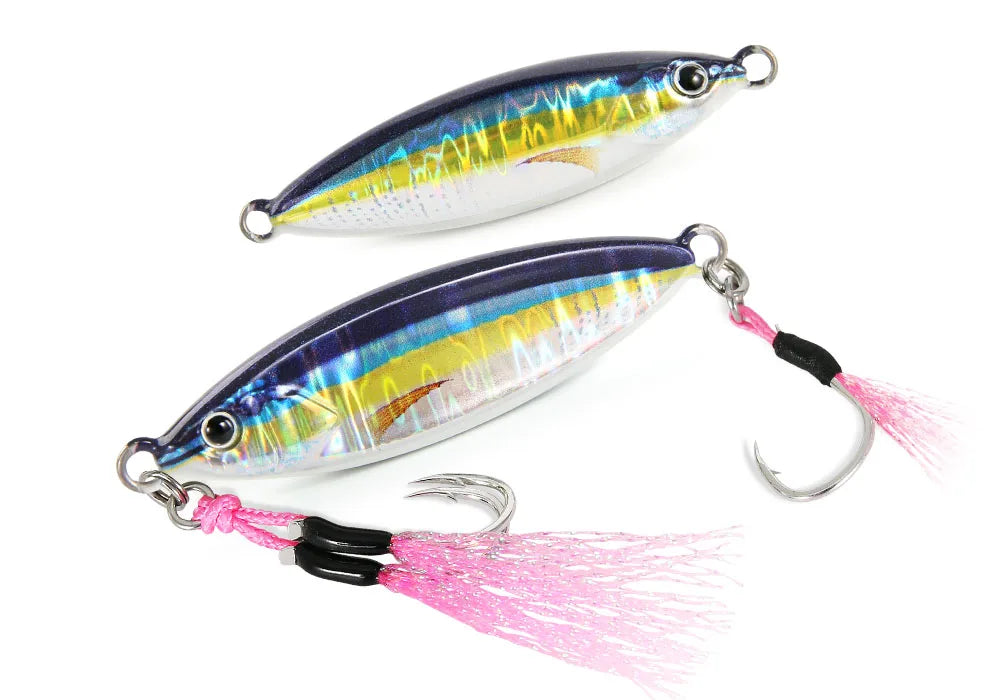 Glow Fishing Lure Casting Tuna15g30g40g60g Slow Pitch Jig Sea Bass