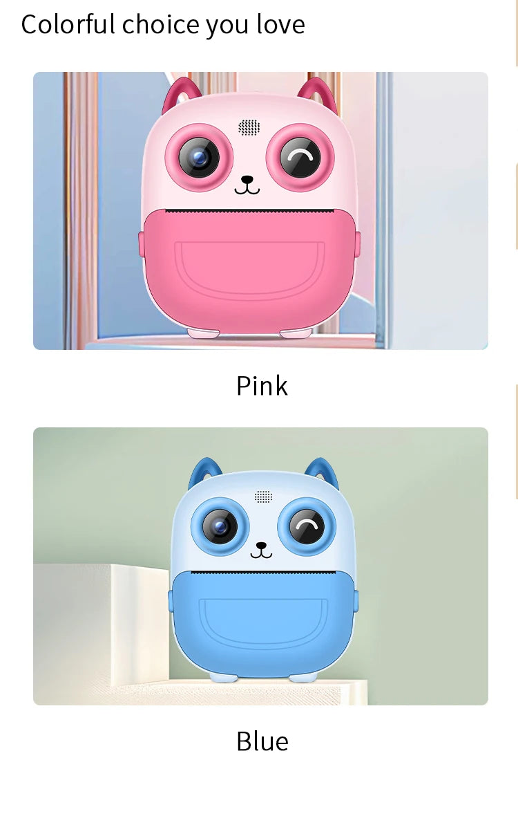 Children Digital Camera IThermal Print