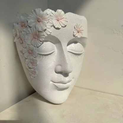 Funny Face Sculpture Planter
