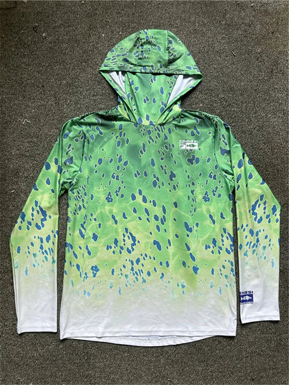 Fishing Shirts Men Sun Protection Hoodie