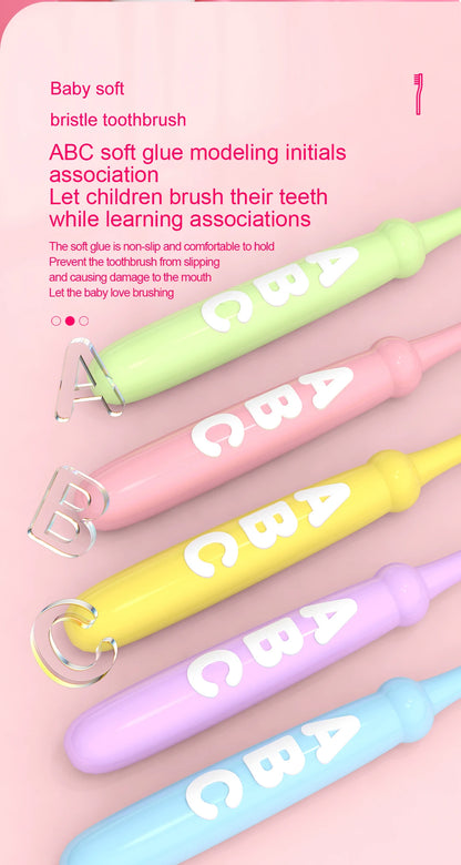 4/10 pcs Children's soft bristled toothbrush