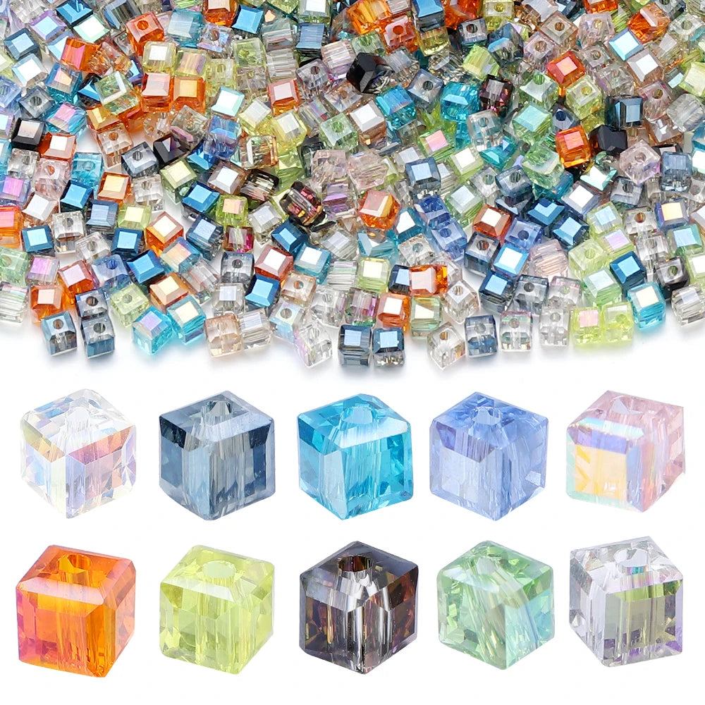 50pcs Glass Crystal Beads