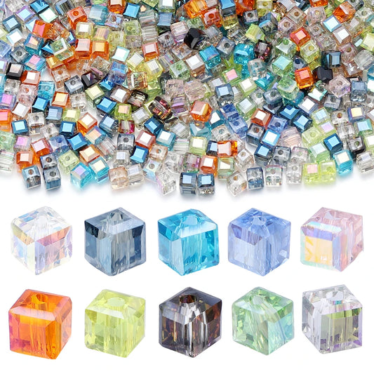 50pcs Glass Crystal Beads