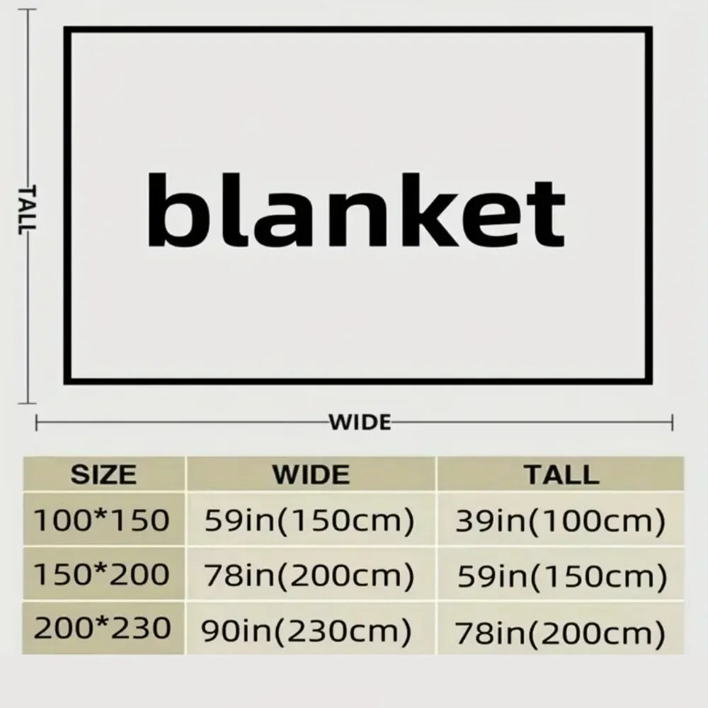 Flannel thick blanlet