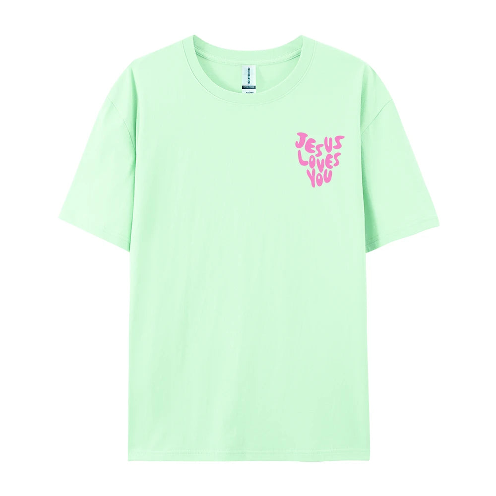 Jesus Loves Me  Cotton T-Shirts