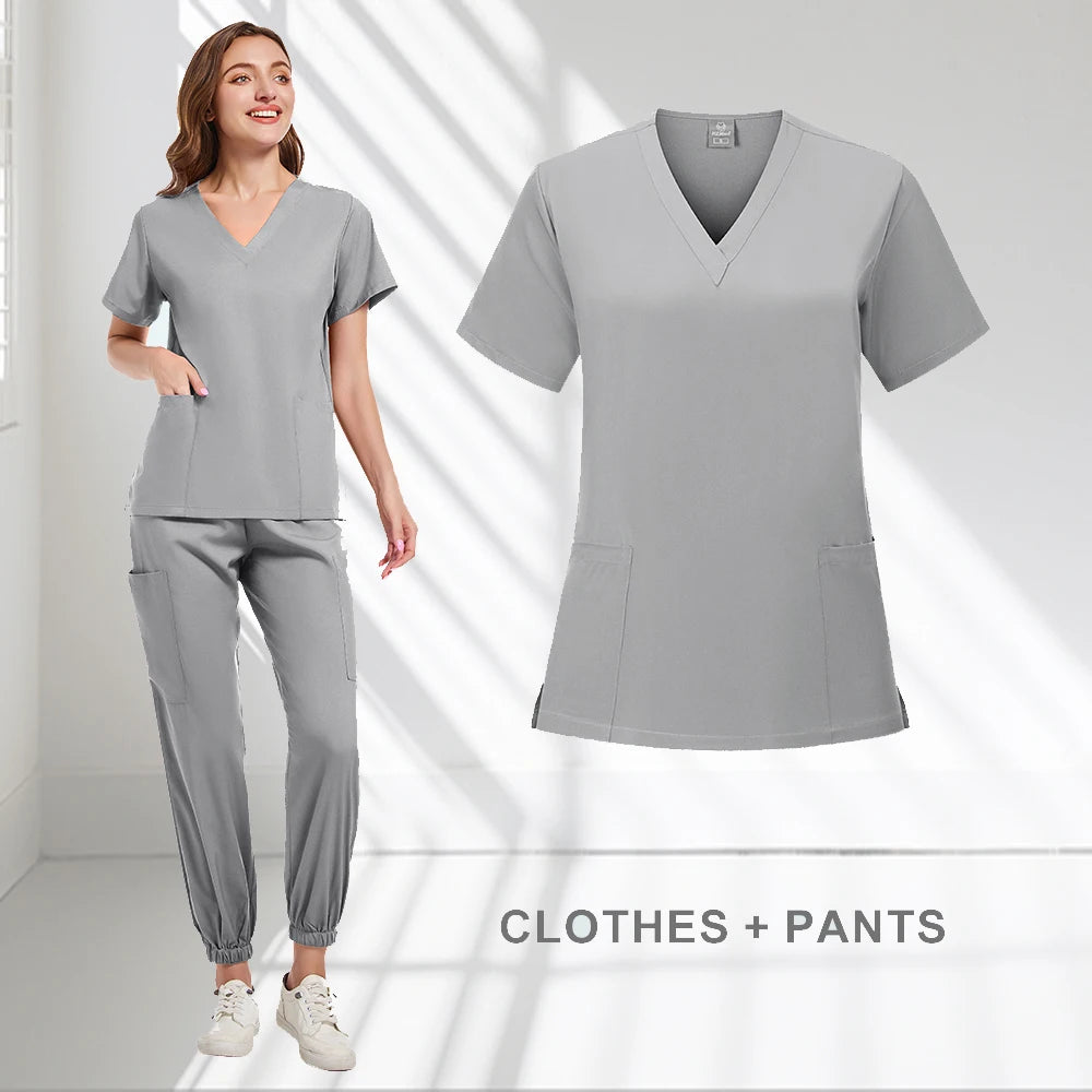 Medical Scrub Suits Uniform Women